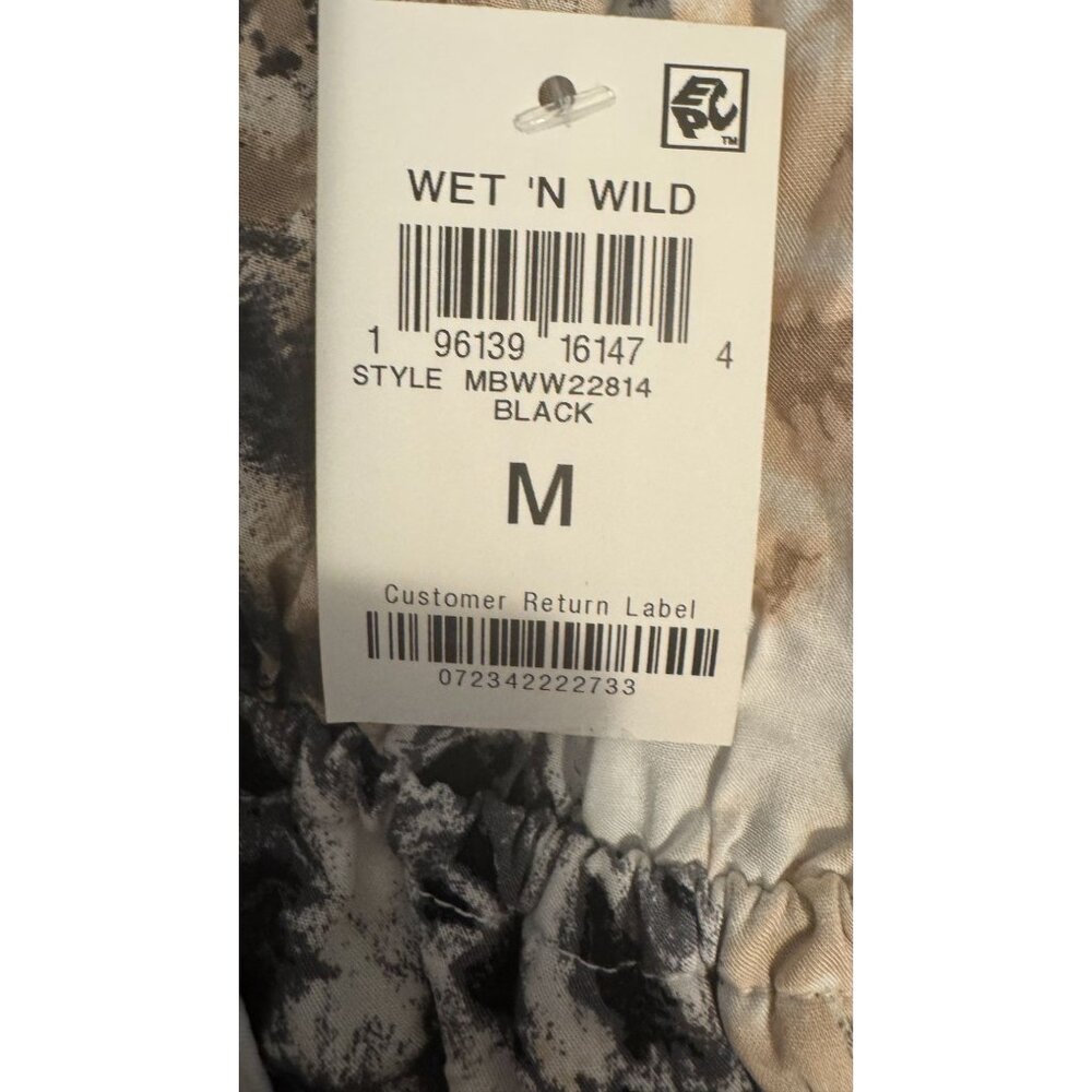 2/$30 NWT Bar III Medium Tie-Dye Print Romper V-Neckline & Elastic Waist - Picture 14 of 15